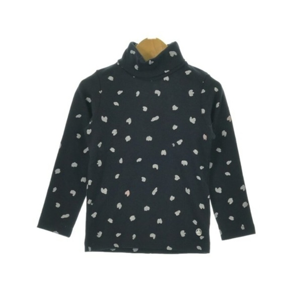 Petit Bateau Long Sleeve Polka Dot Print Turtleneck Shirt - Picture 1 of 5